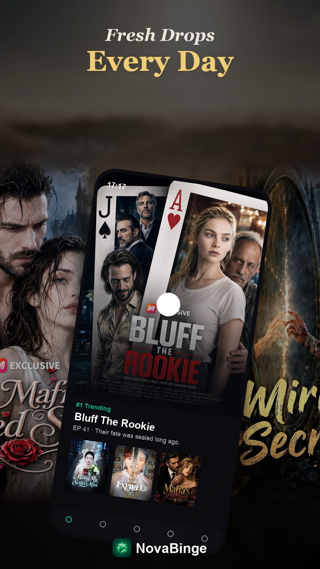 NovaBinge screen